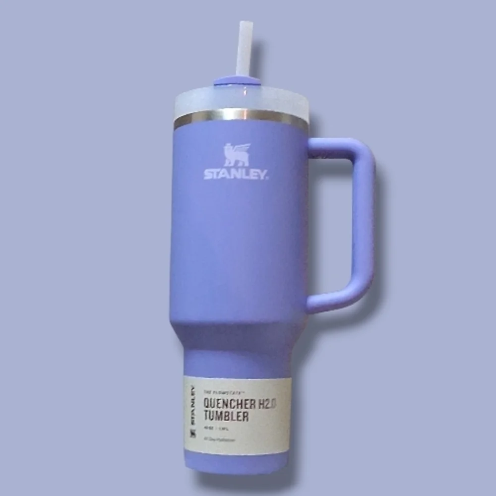 Nwt Stanley Insulated Purple Travel Mug with Handle 40 onz. - Picture 2 of 5